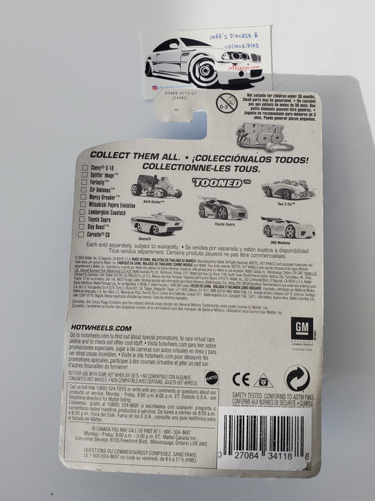 2004 Hot Wheels Tooned 1963 Corvette #93