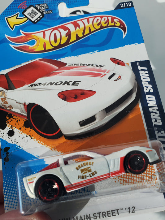 2012 Hot Wheels '11 Corvette Grand Sport #162 White