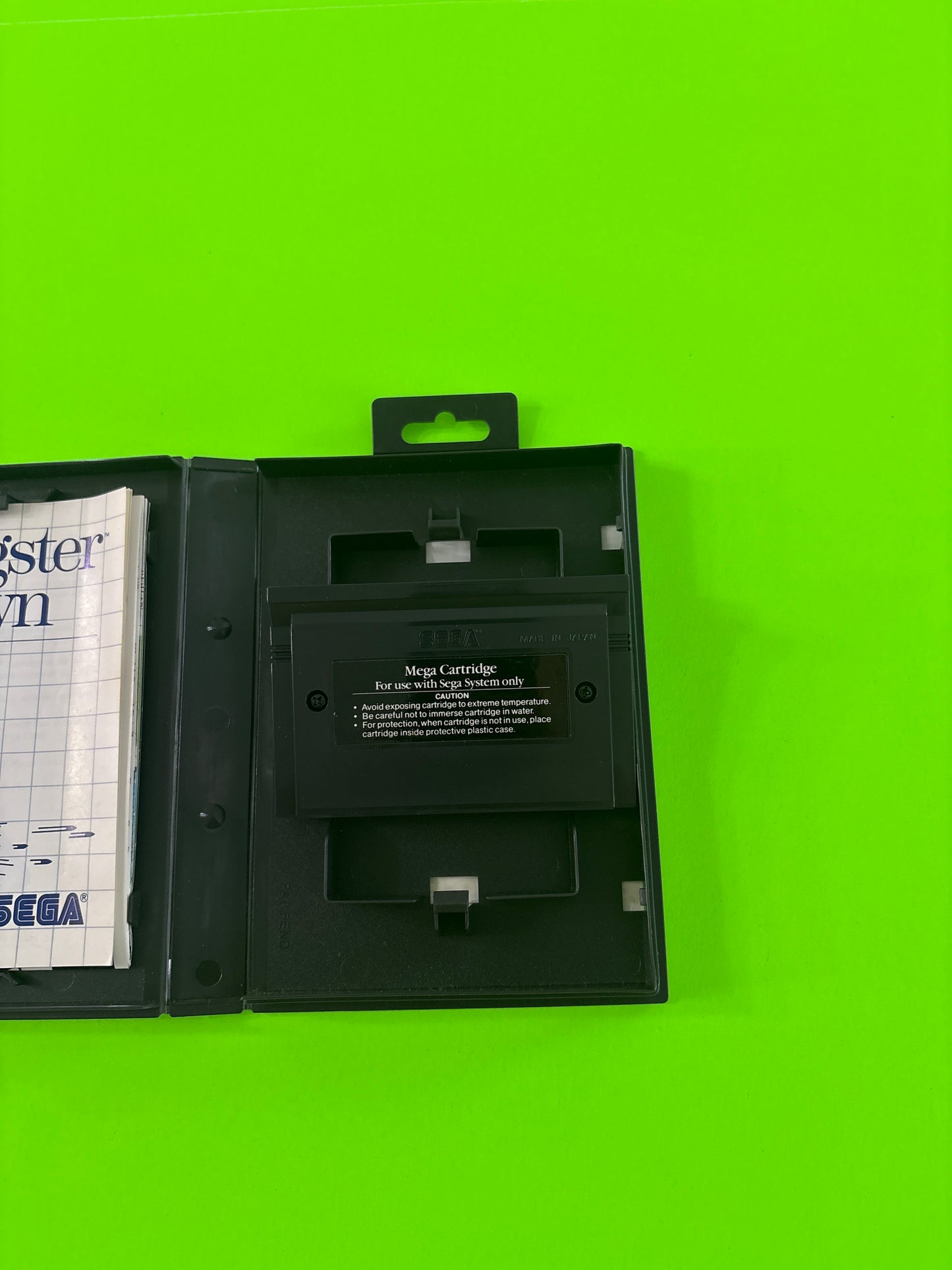 Gangster Town (Sega Master System, 1987) Complete w/Manual Authentic