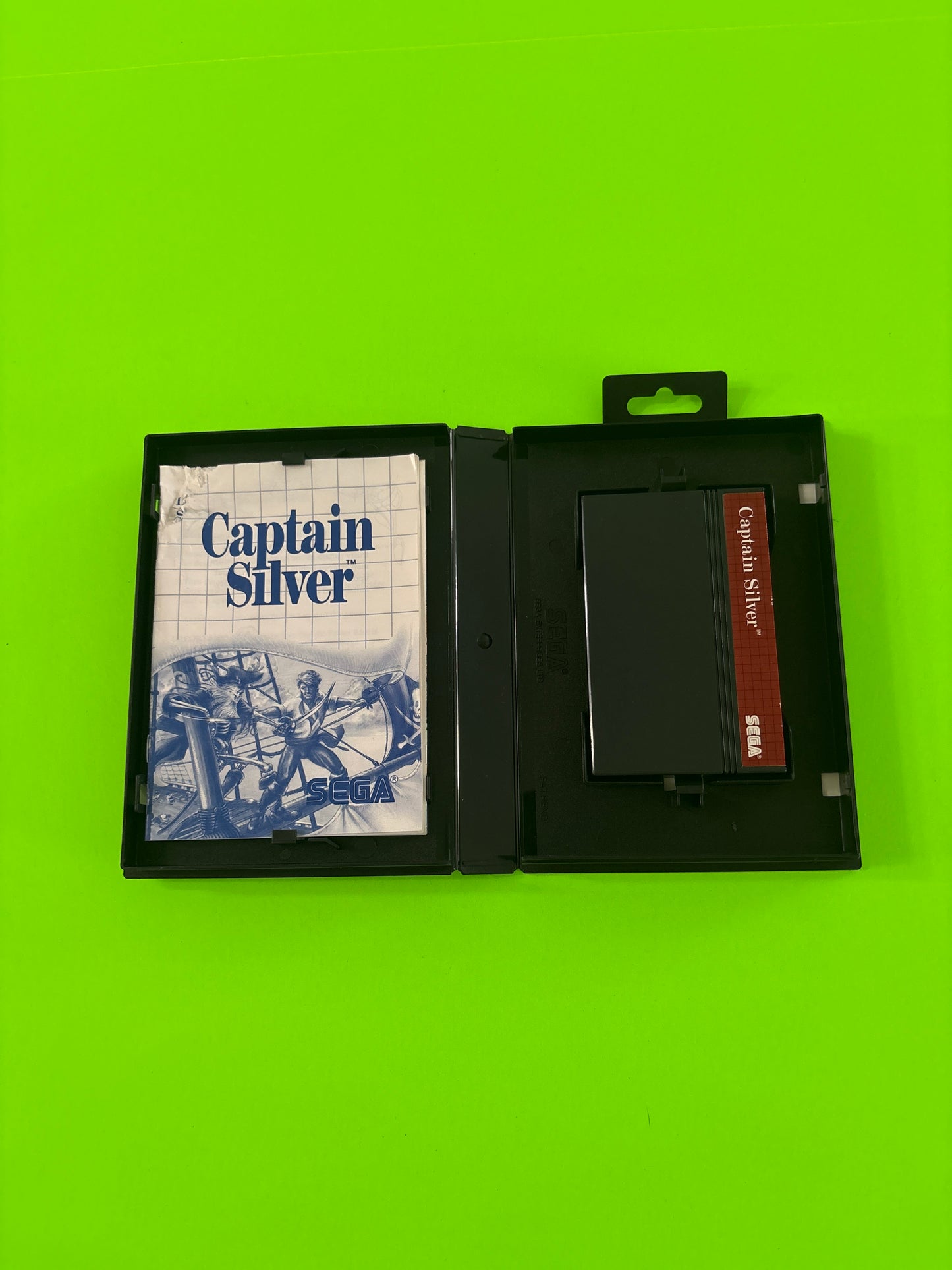 Captain Silver (Sega Master System, 1987) Complete w/Manual Authentic