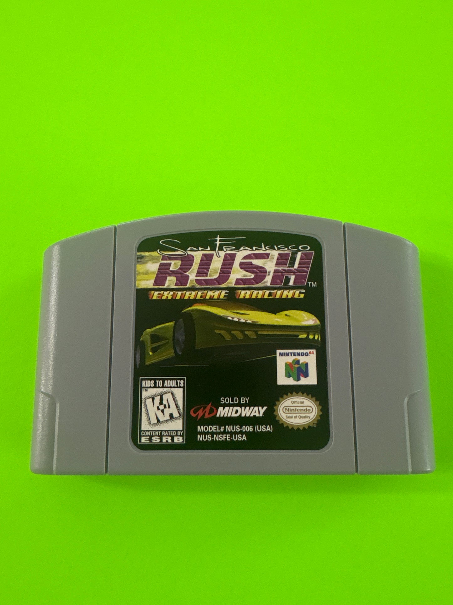 San Francisco Rush Extreme Racing (Nintendo 64, 1997) N64 Authentic