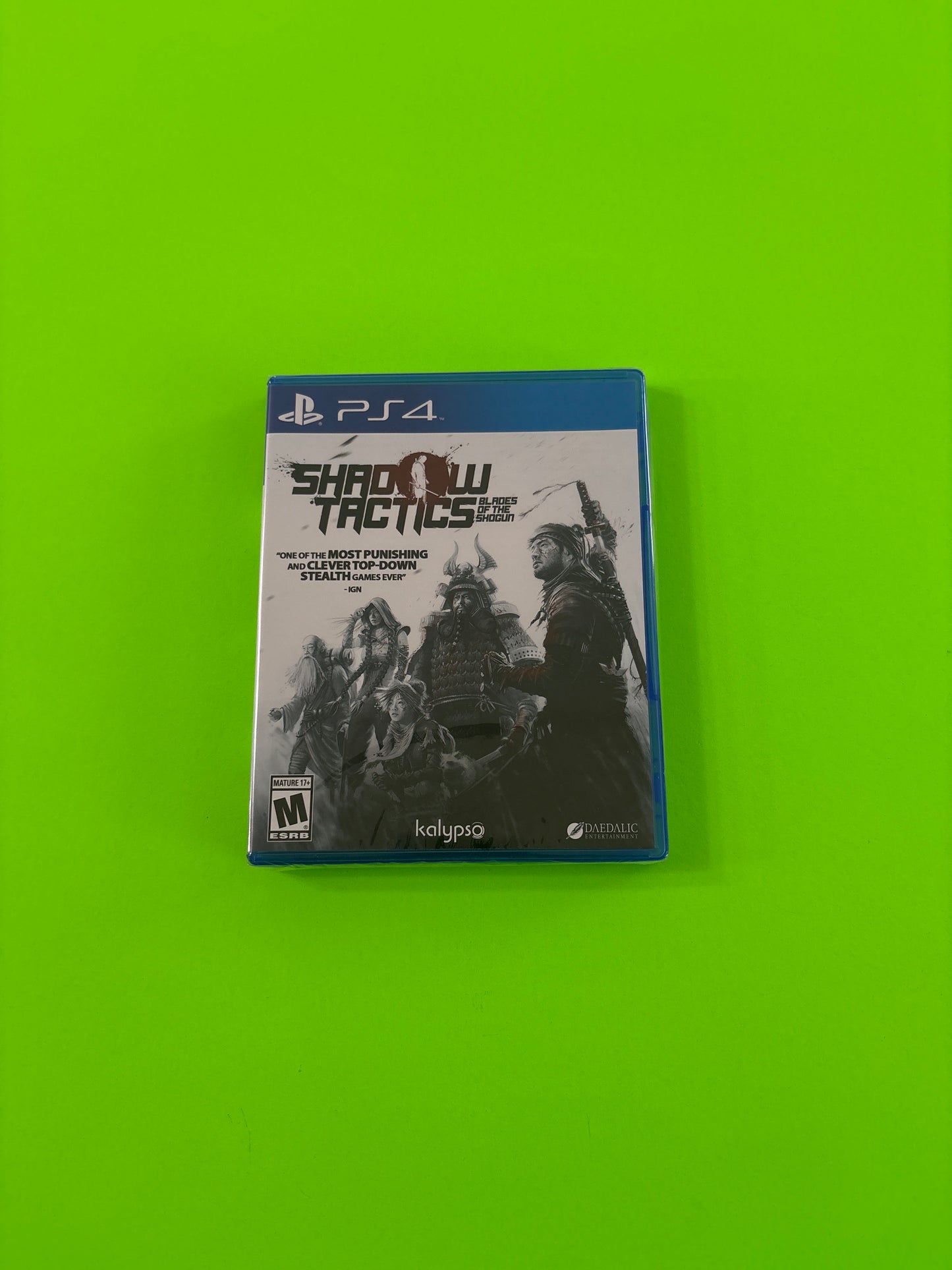 Shadow Tactics: Blades of the Shogun (Sony PlayStation 4, 2017) Brand New Sealed