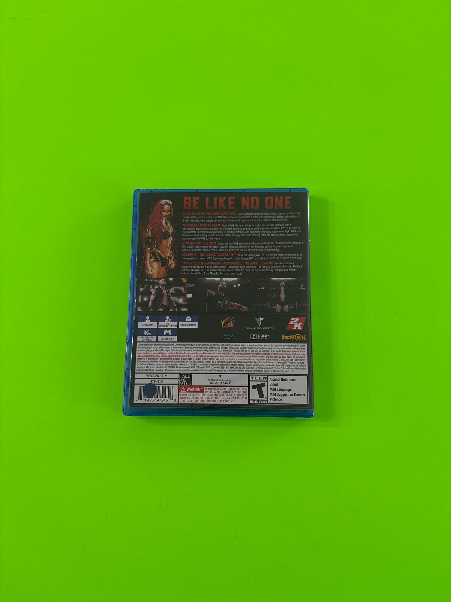 WWE 2K18 (PlayStation 4, 2017) PS4 Brand New Sealed