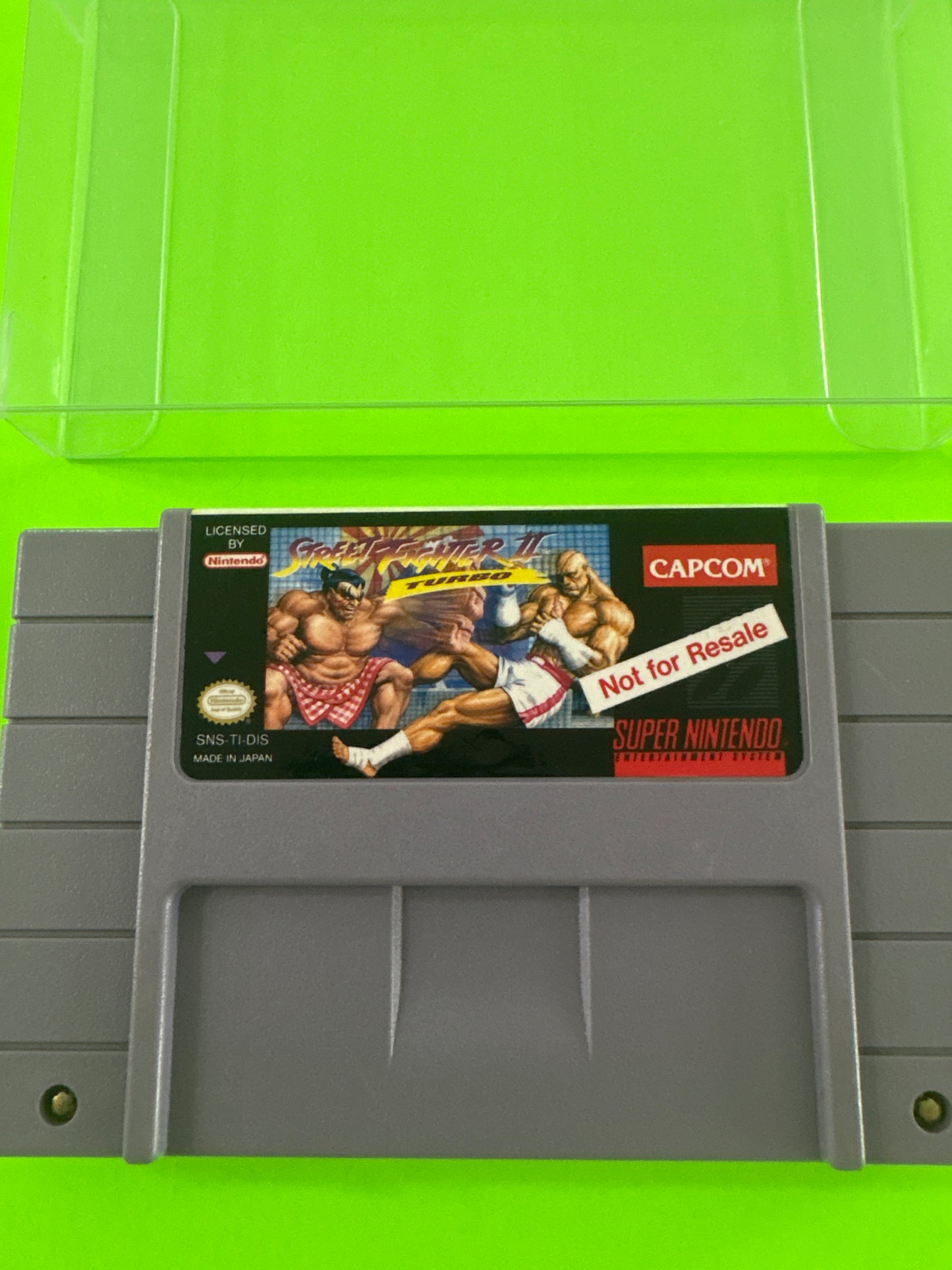 Street Fighter II Turbo (Super Nintendo Entertainment System, 1992) SNES Authentic Demo