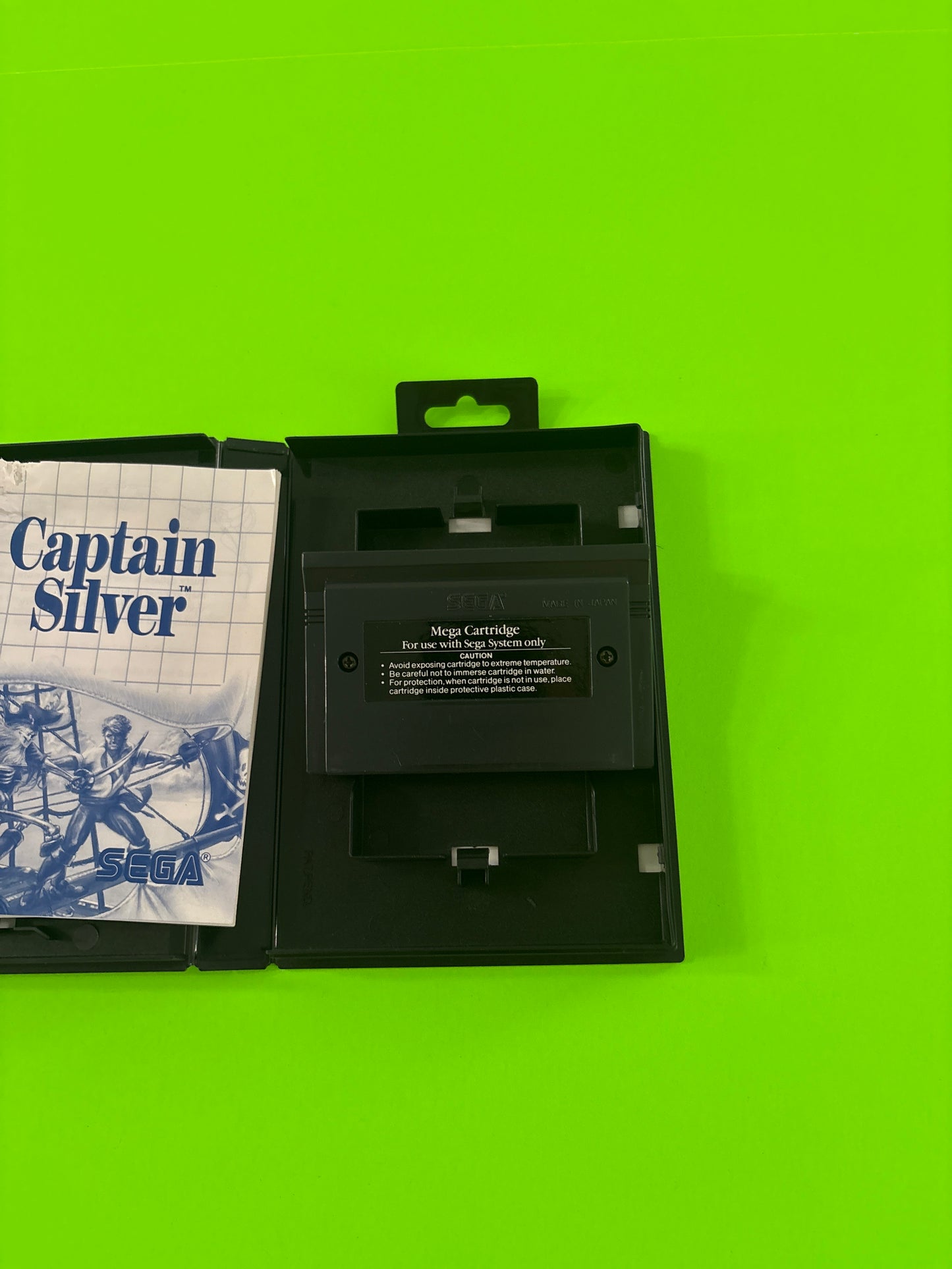 Captain Silver (Sega Master System, 1987) Complete w/Manual Authentic
