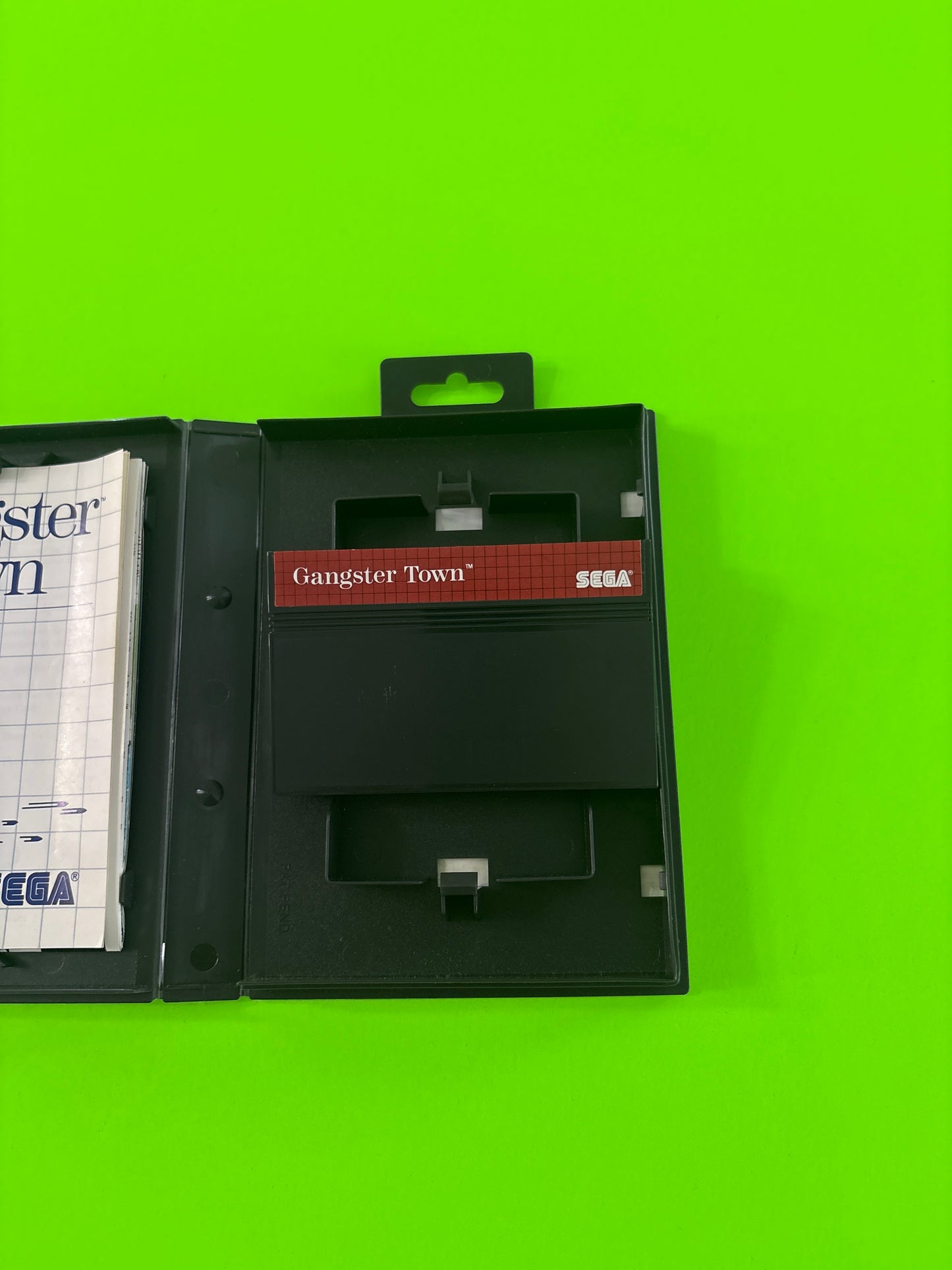 Gangster Town (Sega Master System, 1987) Complete w/Manual Authentic