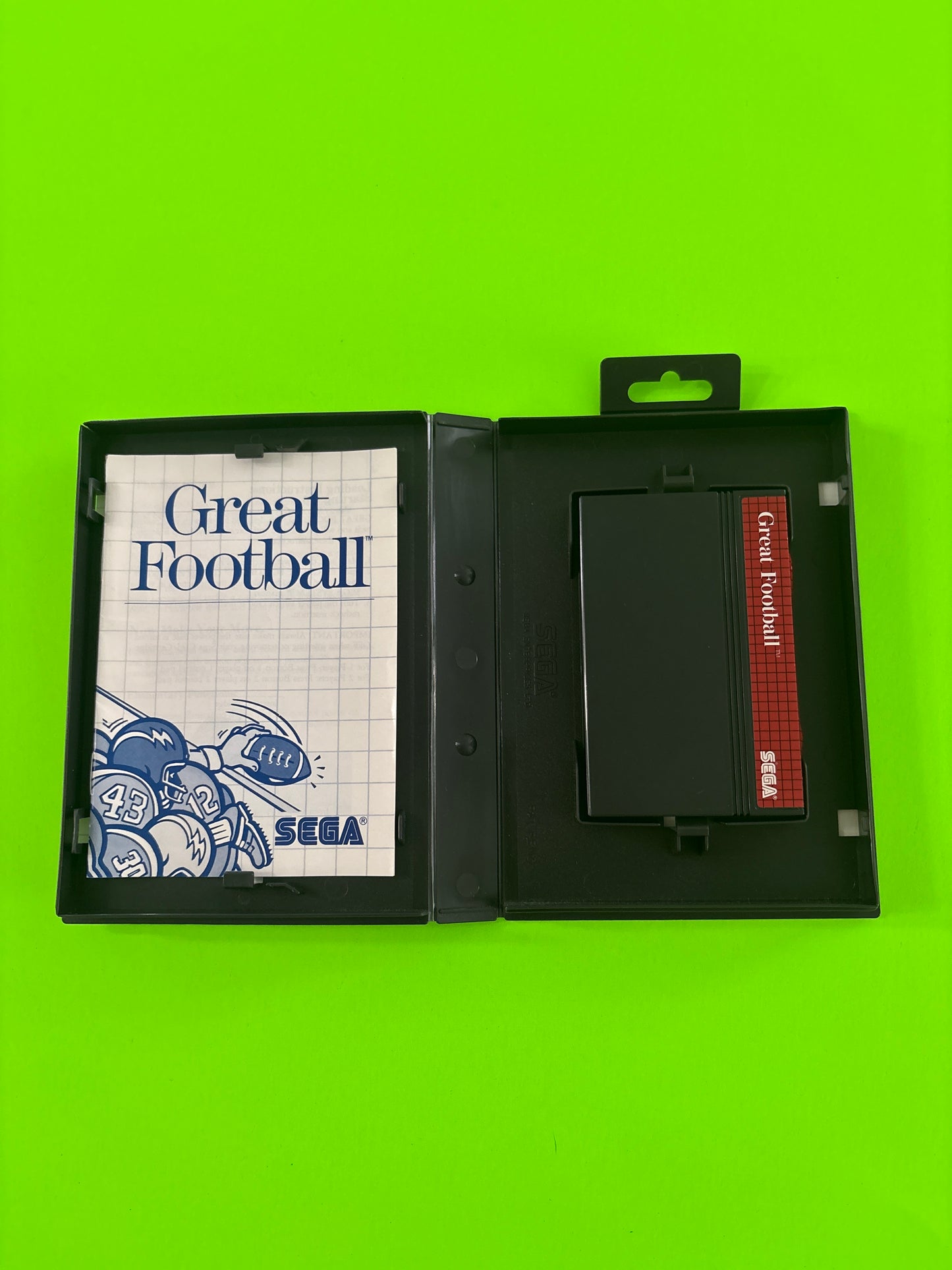 Great Football (Sega Master System, 1987) Complete w/Manual Authentic #2