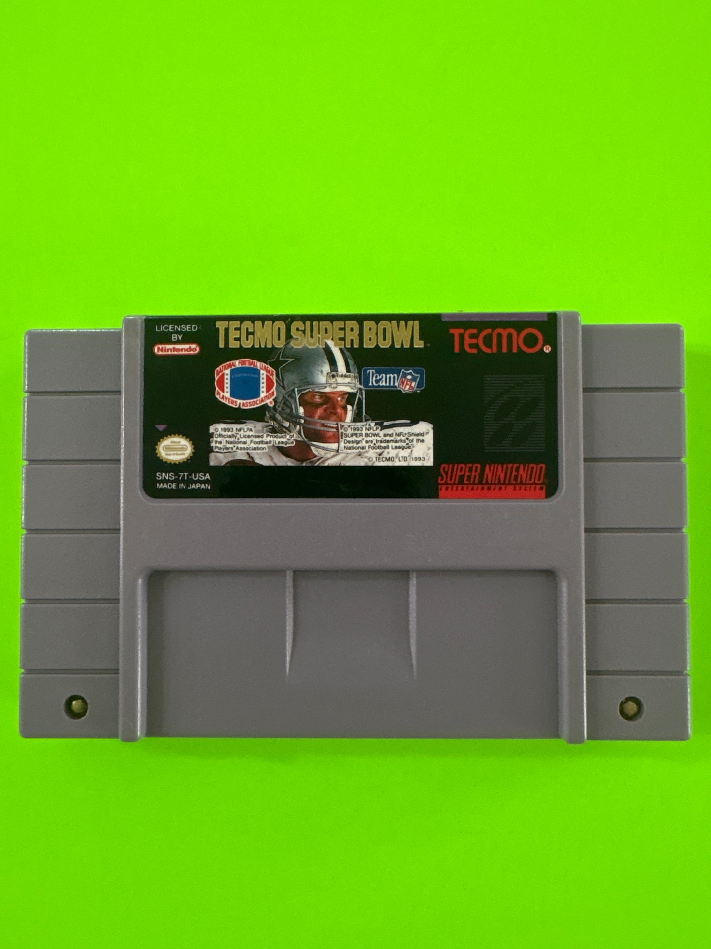 Tecmo Super Bowl (Super Nintendo Entertainment System, 1993) SNES Authentic