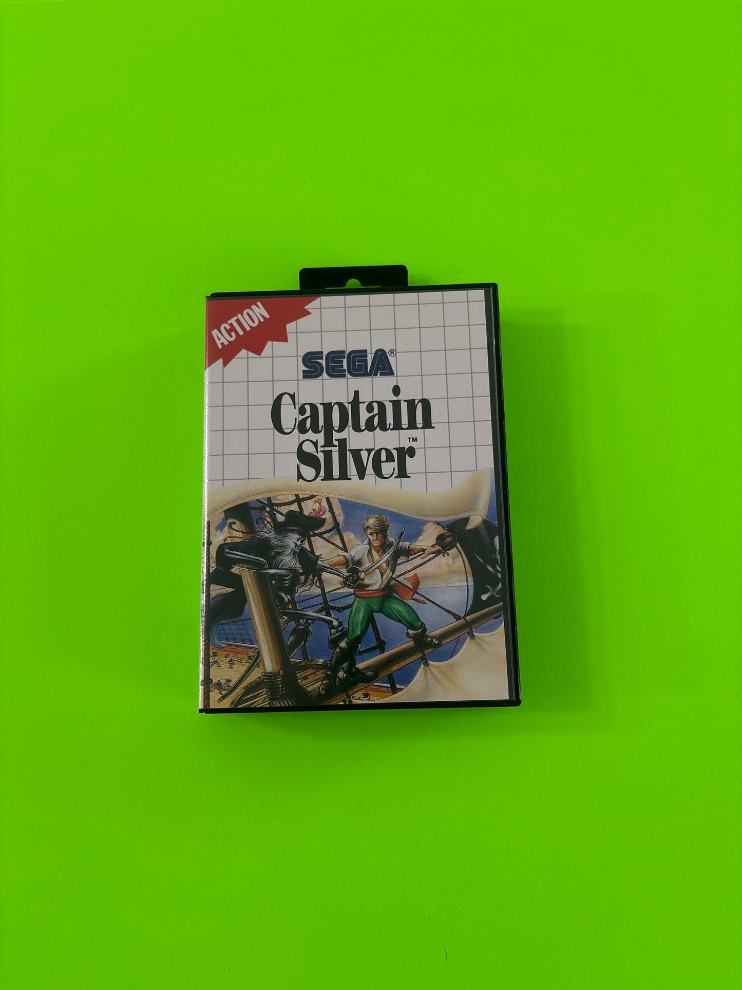 Captain Silver (Sega Master System, 1987) Complete w/Manual Authentic