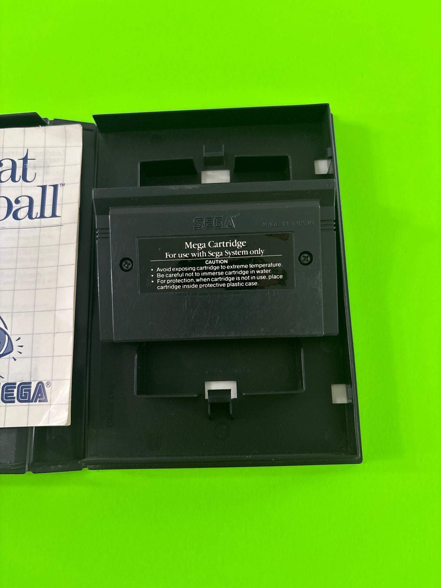 Great Football (Sega Master System, 1987) Complete w/Manual Authentic