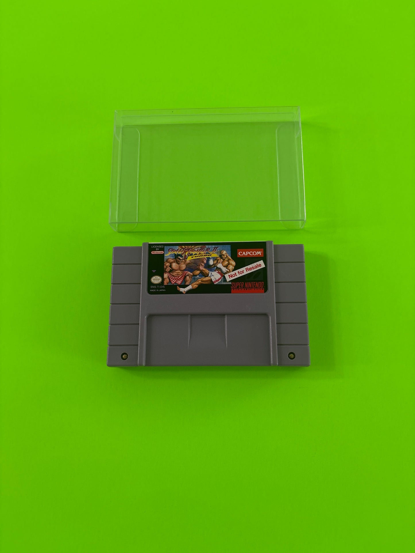 Street Fighter II Turbo (Super Nintendo Entertainment System, 1992) SNES Authentic Demo