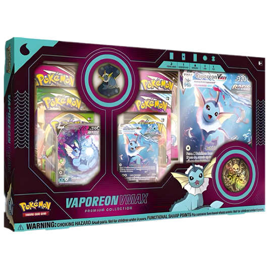 Pokemon TCG: Vaporeon, Flareon, or Jolteon VMAX Premium Collection Boxes