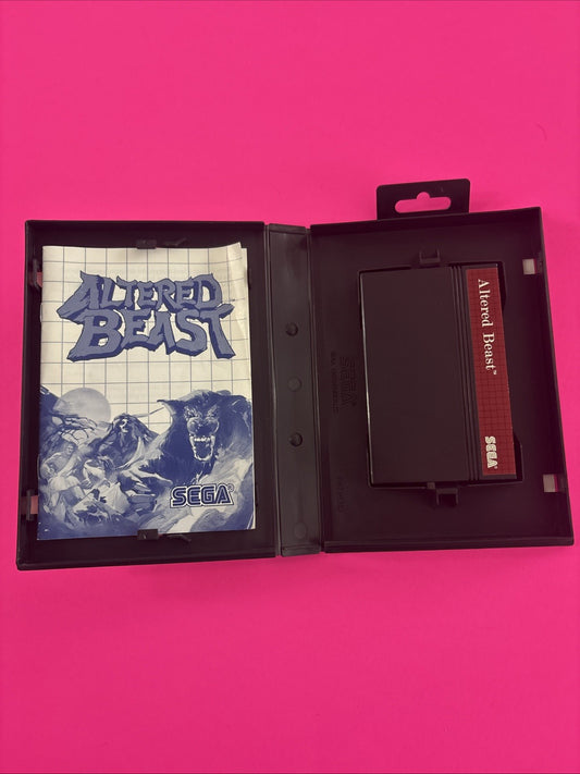 Altered Beast (Sega Master System, 1989) Complete w/Manual Authentic