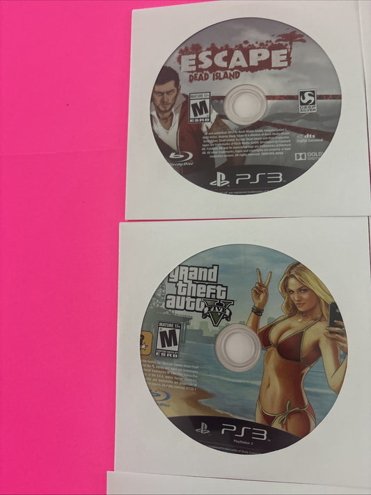 PlayStation 3 PS3 (12) Game Lot Disc Only Tested Clean #1t