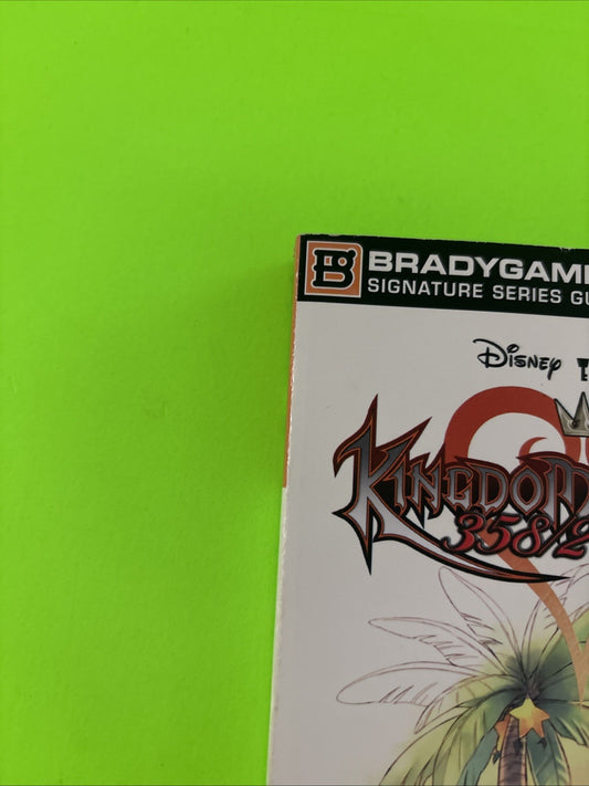 Kingdom Hearts 358/2 Days Nintendo DS Signature Guide BradyGames 2009 w/poster