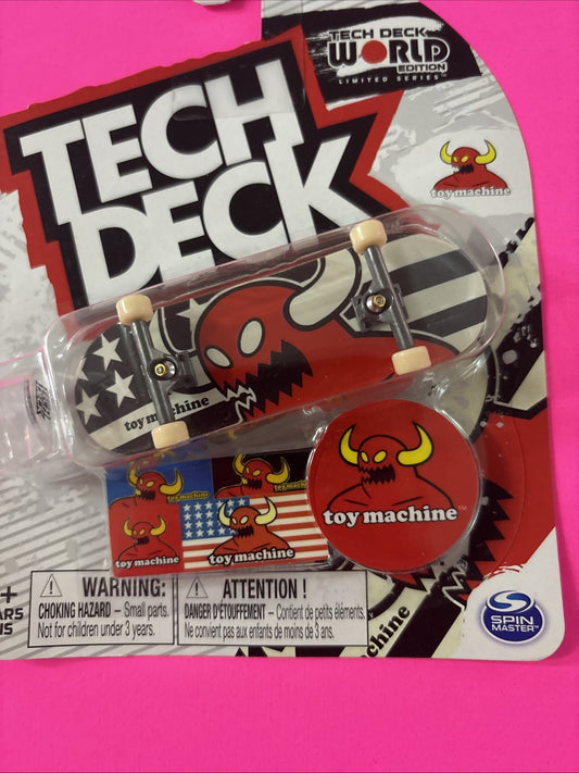 TECH DECK TOY MACHINE Fingerboard Skateboard ULTRA RARE NEW World Edition
