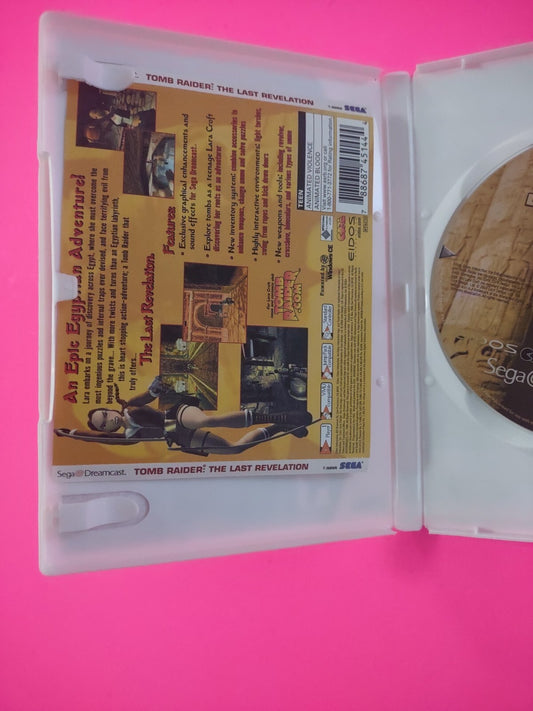 Tomb Raider: The Last Revelation (Sega Dreamcast, 2000) Disc Only