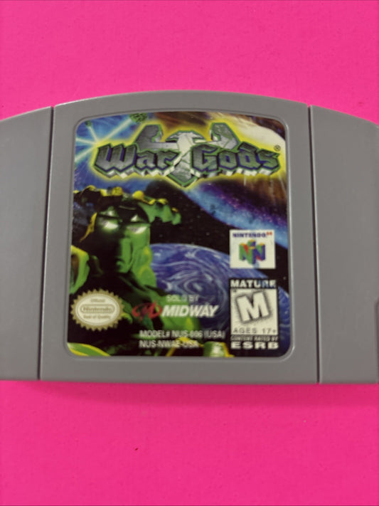 War Gods (Nintendo 64, 1997) N64 Authentic