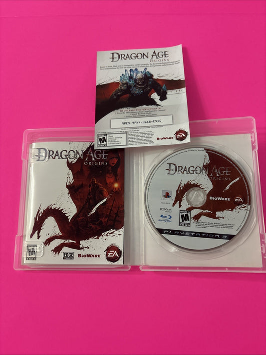 Dragon Age Origins (Sony PlayStation 3, 2009) PS3 CIB Complete w/ Manual, Tested