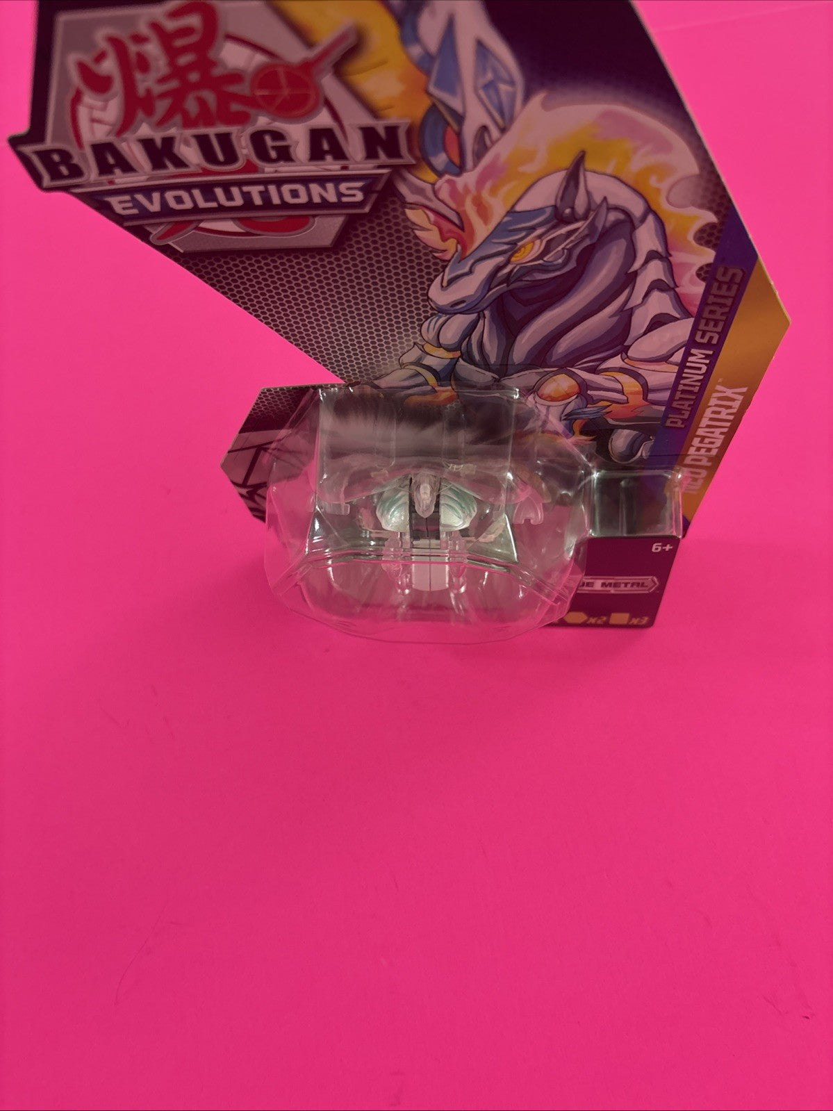 Bakugan Evolutions Platinum Series Diamond Neo Pegatrix True Metal Brand New #1