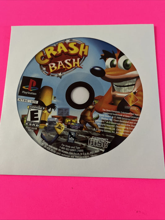 Crash Bash (Sony PlayStation 1, 2000) Disc Only (1)