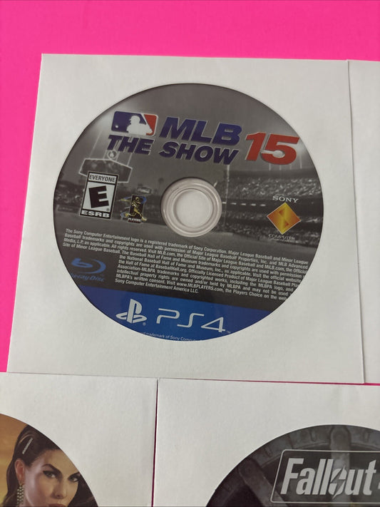 PlayStation 4 PS4 Lot of 5 Games - Disc Only - ALL TESTED - Working