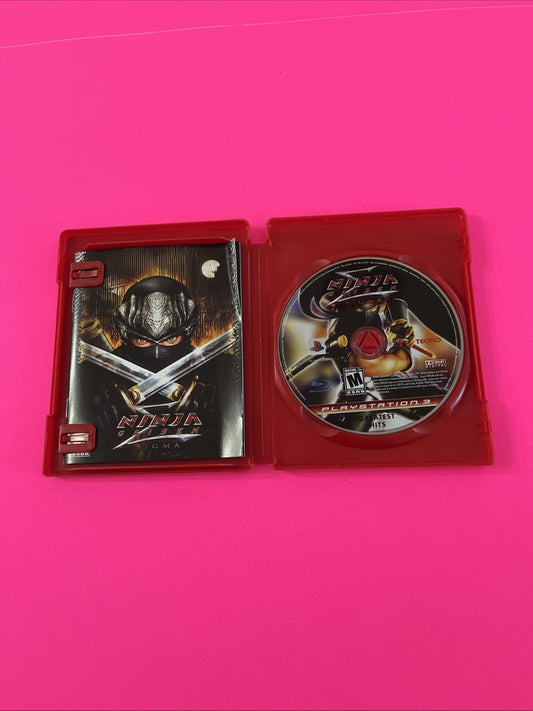 Ninja Gaiden: Sigma (Sony PlayStation 3 PS3, 2008) Complete w/Manual