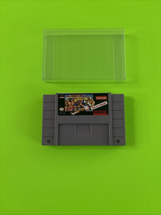 Street Fighter 2 Turbo (SNES, 1992) Not For Resale Version Excellent Labels!!
