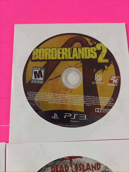 PlayStation 3 PS3 Lot of 10 Games - Disc Only - ALL TESTED - Working