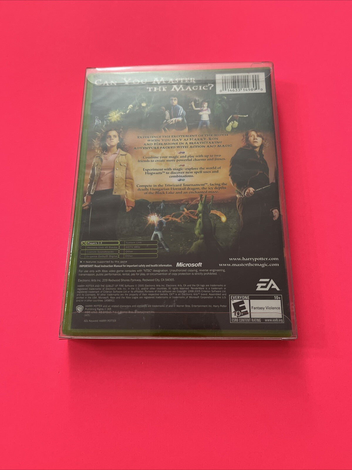 Harry Potter and the Goblet of Fire (Microsoft Xbox, 2005) Brand New Sealed