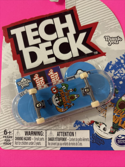 TECH DECK World Pro FINGER BOARD Thank You ULTRA RARE NEW Torey Pudwill #1