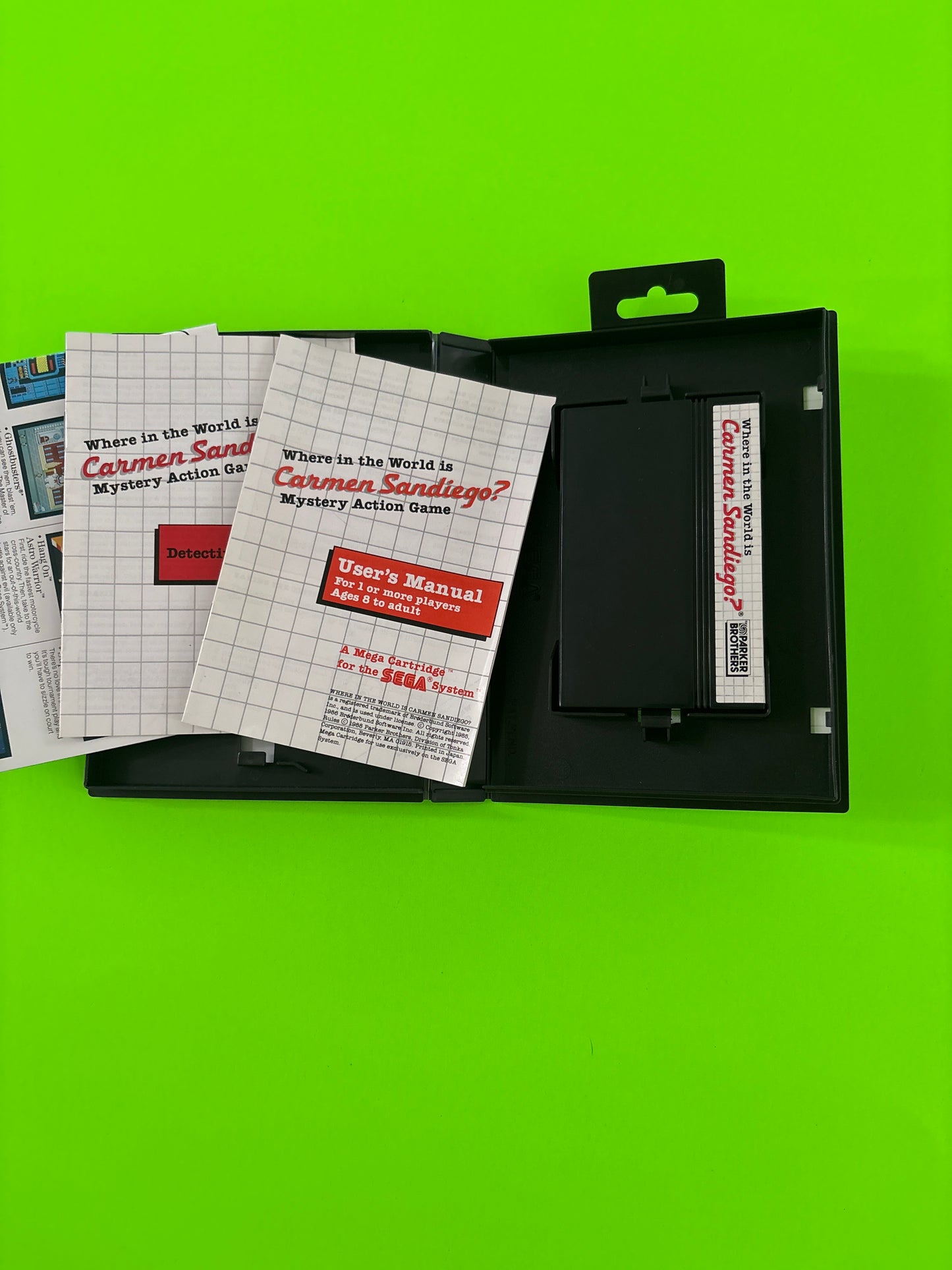 Where in the World Is Carmen Sandiego? (Sega Master System, 1988) Complete