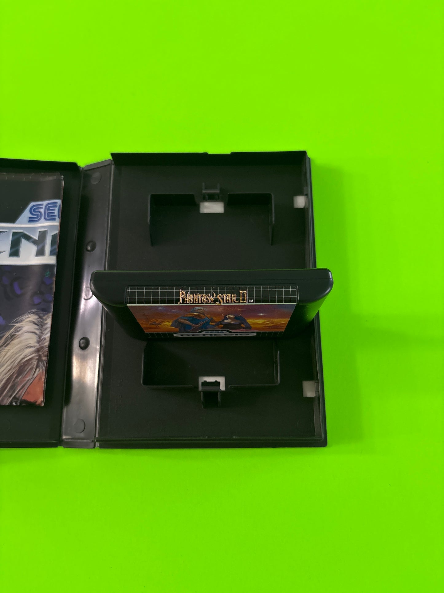 Phantasy Star II (Sega Genesis, 1990) w/Poster No Manual Authentic