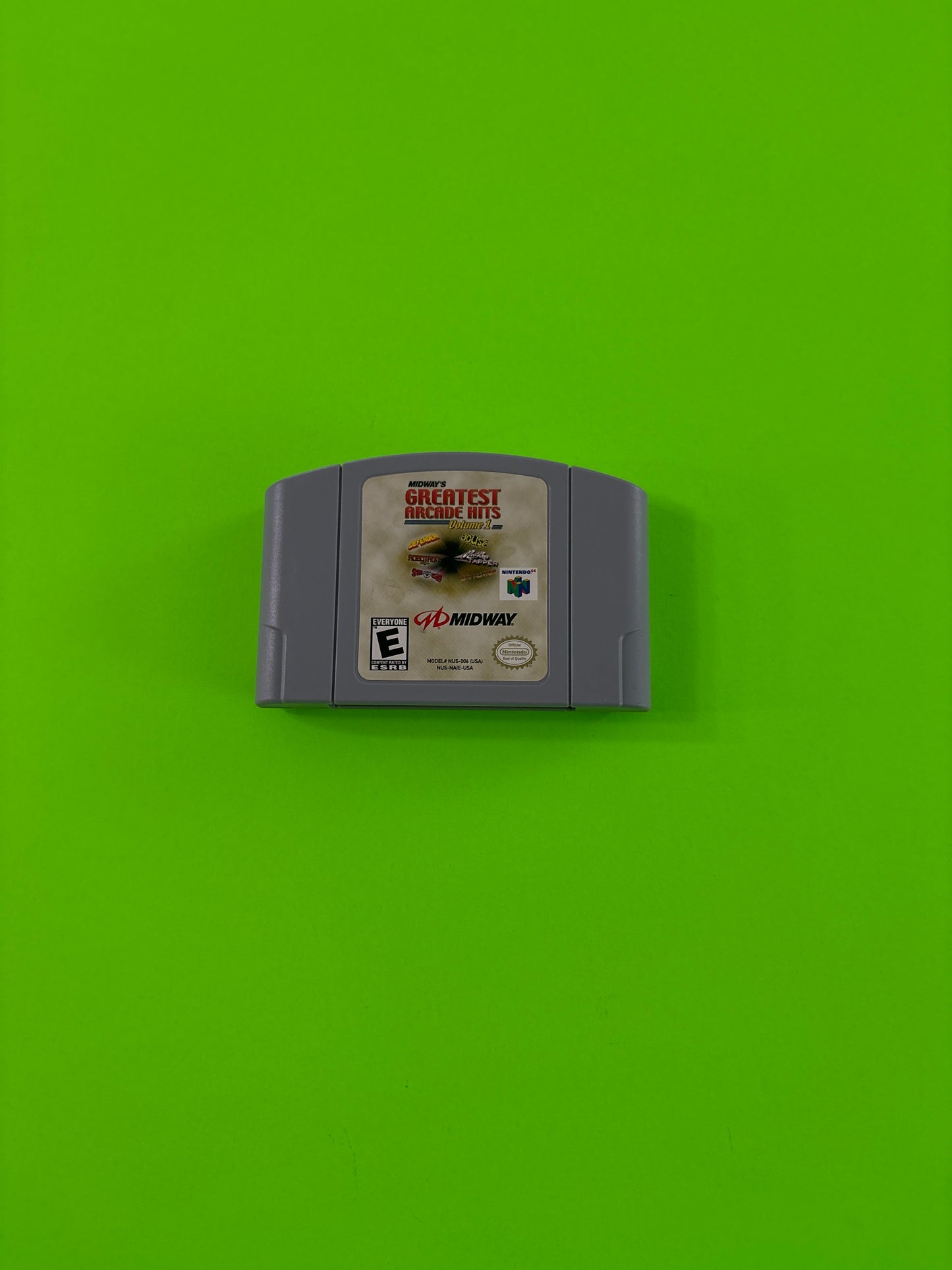 Midway's Greatest Arcade Hits: Vol. 1 (Nintendo 64, 2000) N64 Authentic