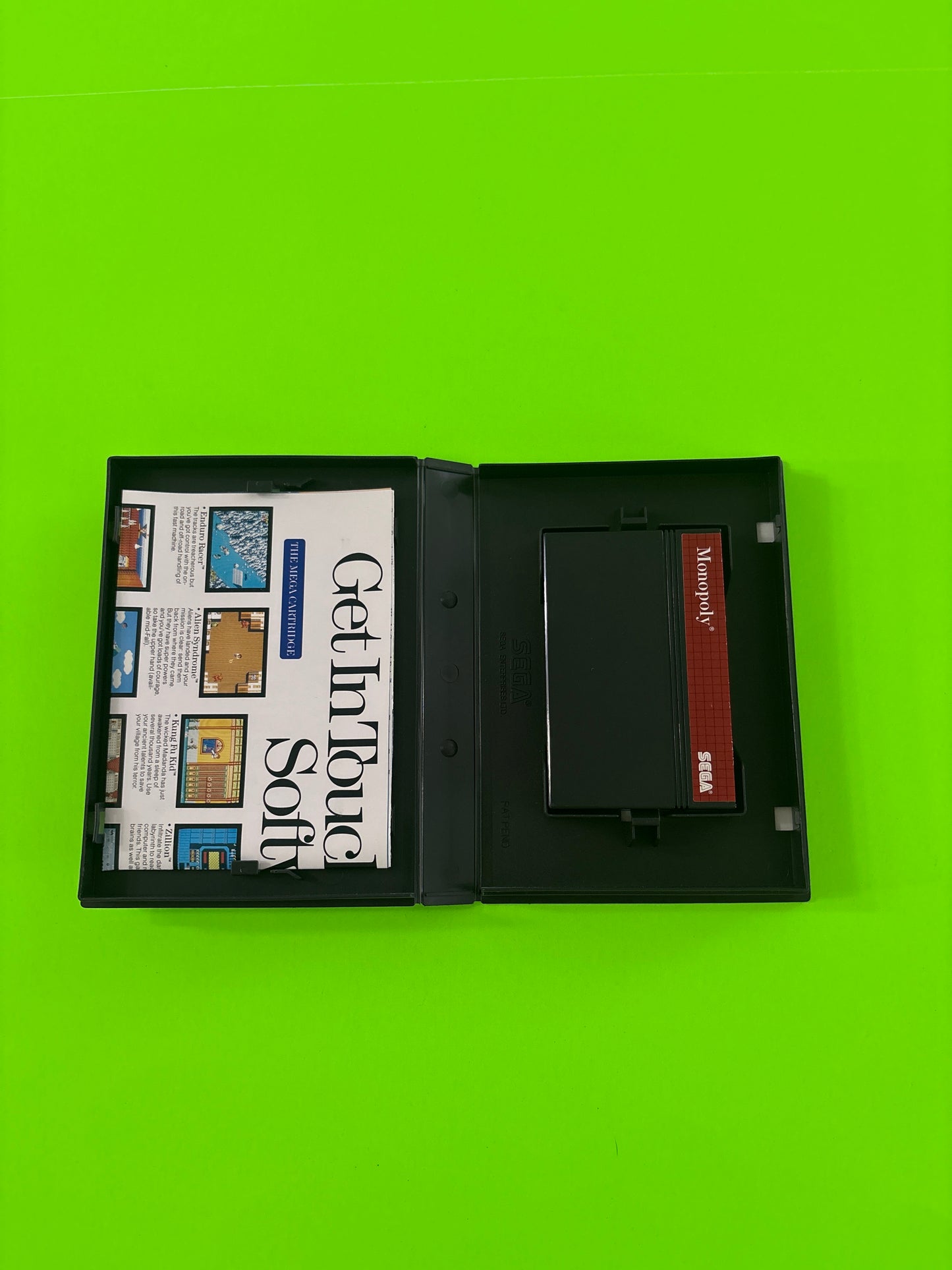 Monopoly (Sega Master System, 1988) No Manual Authentic