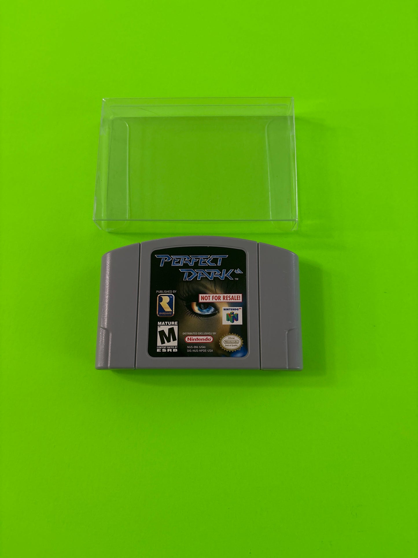 Perfect Dark (Nintendo 64, 2000) N64 Authentic Not For Resale