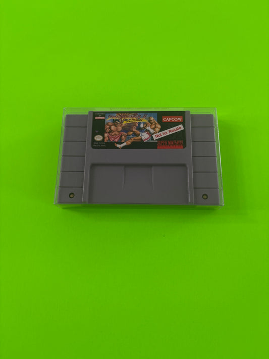 Street Fighter II Turbo (Super Nintendo Entertainment System, 1992) SNES Authentic Demo