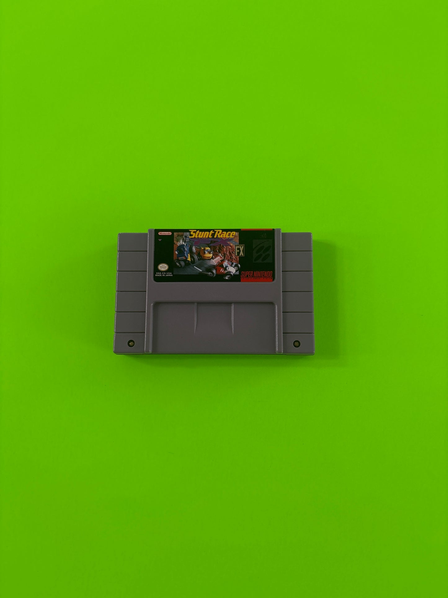 Stunt Race FX (Super Nintendo Entertainment System, 1994) SNES Authentic