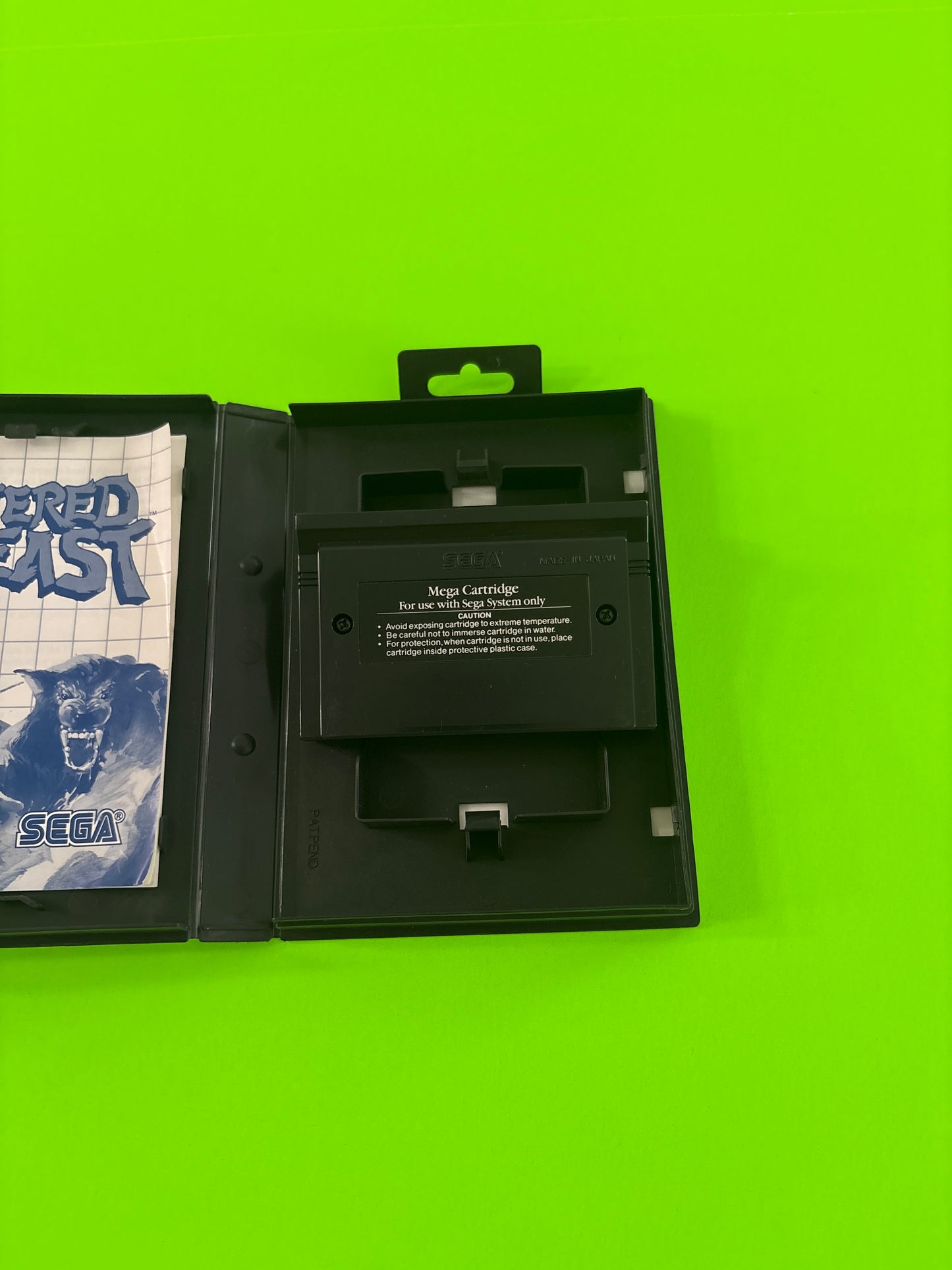 Altered Beast (Sega Master System, 1989) Complete w/Manual Authentic