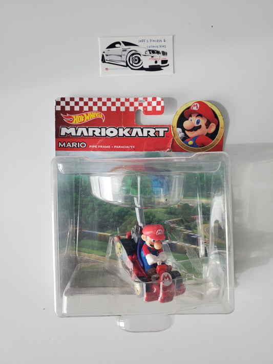 Hot Wheels Mario Kart Mario Pipe Frame Parachute - Bad Card
