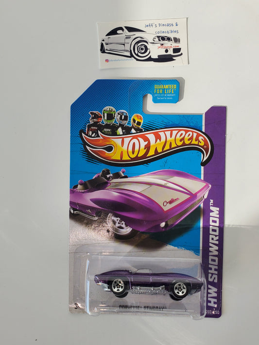 2013 Hot Wheels Corvette Stingray #203 Purple