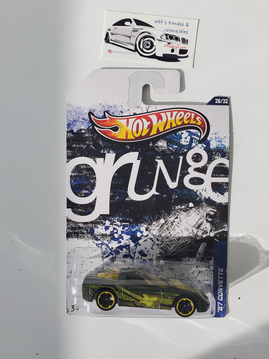 2013 Hot Wheels Jukebox Grunge '97 Corvette