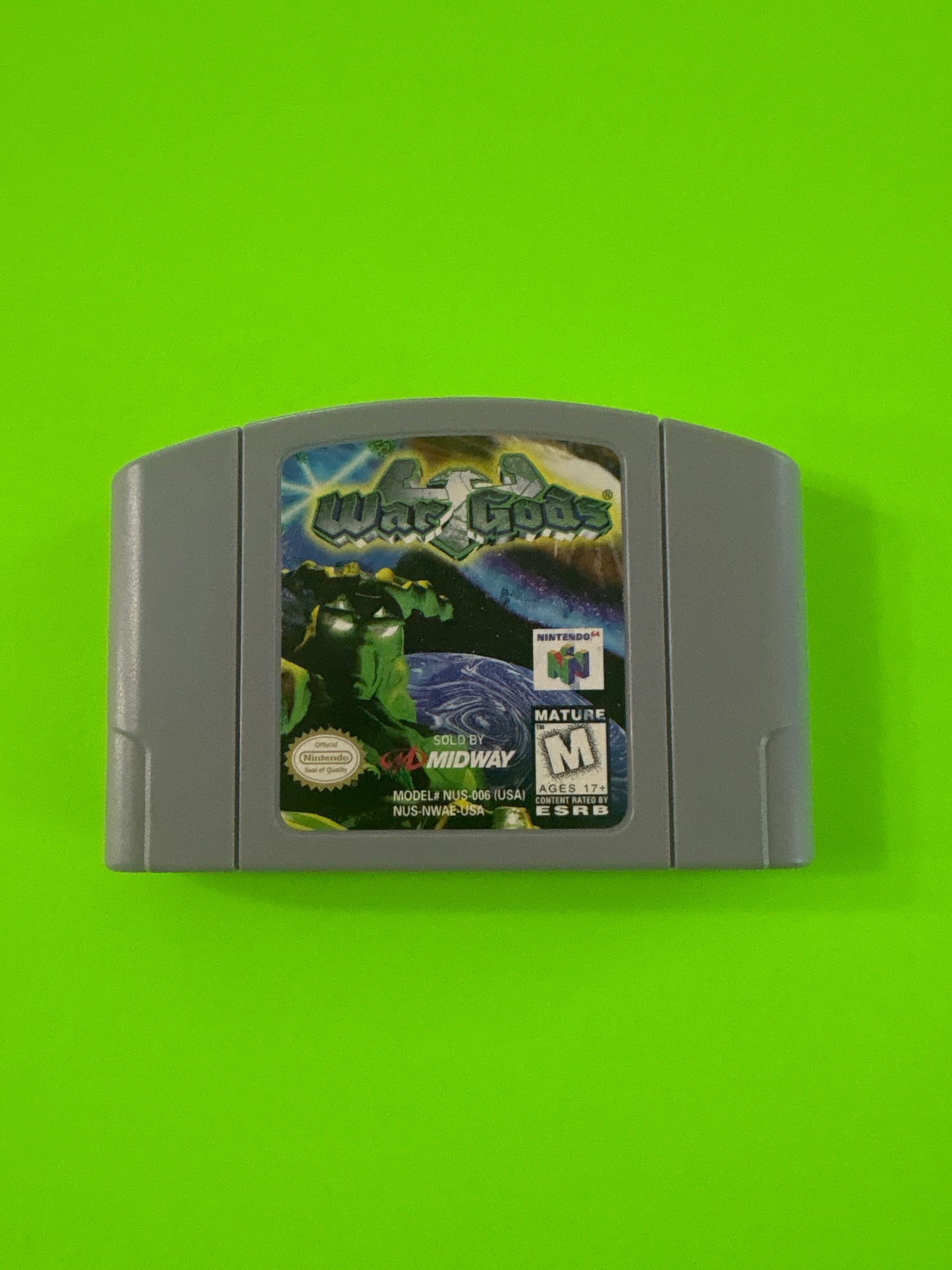 War Gods (Nintendo 64, 1997) N64 Authentic