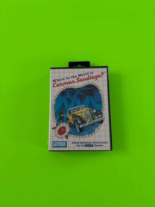 Where in the World Is Carmen Sandiego? (Sega Master System, 1988) Complete