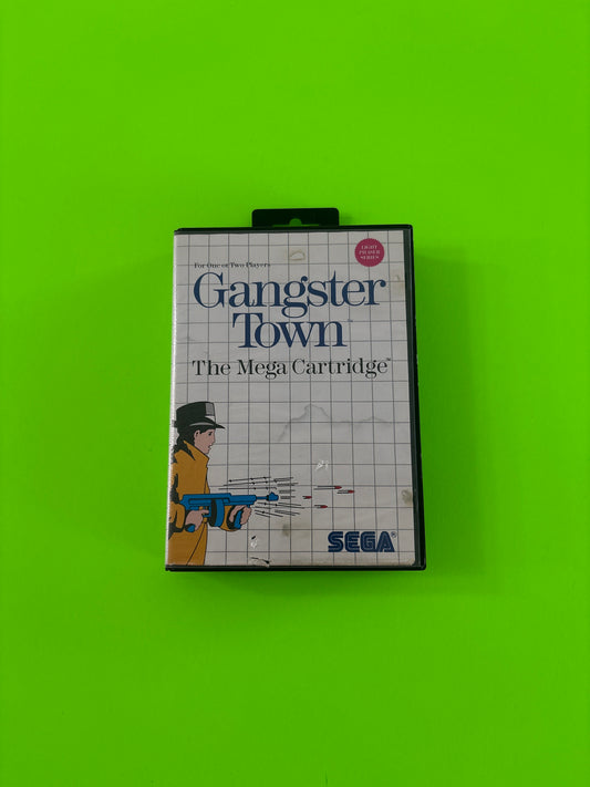 Gangster Town (Sega Master System, 1987) Complete w/Manual Authentic