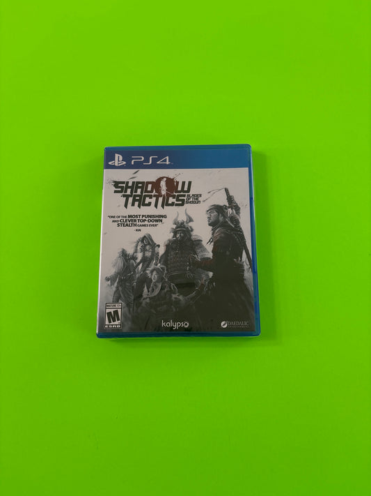 Shadow Tactics: Blades of the Shogun (Sony PlayStation 4, 2017) Brand New Sealed
