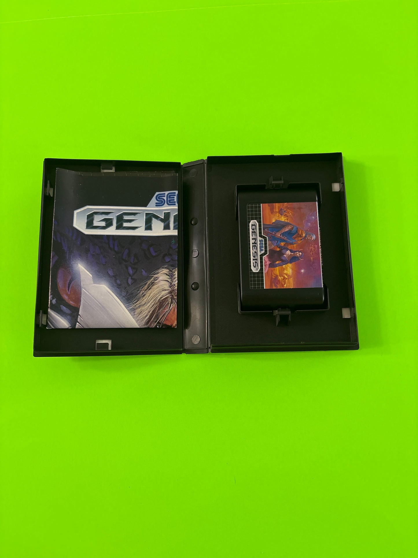 Phantasy Star II (Sega Genesis, 1990) w/Poster No Manual Authentic