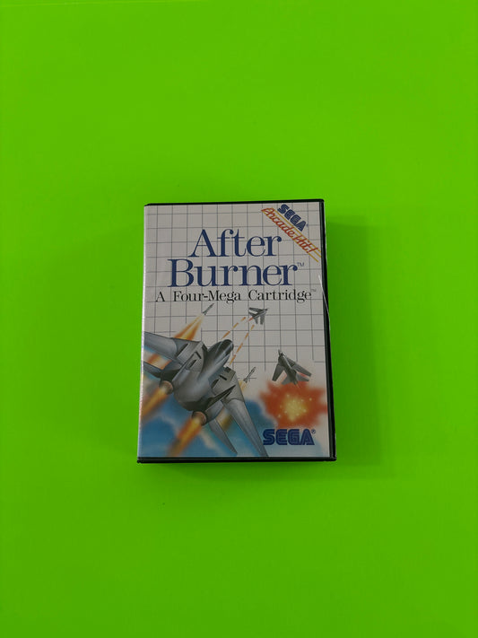 After Burner (Sega Master System, 1988) No Manual Authentic