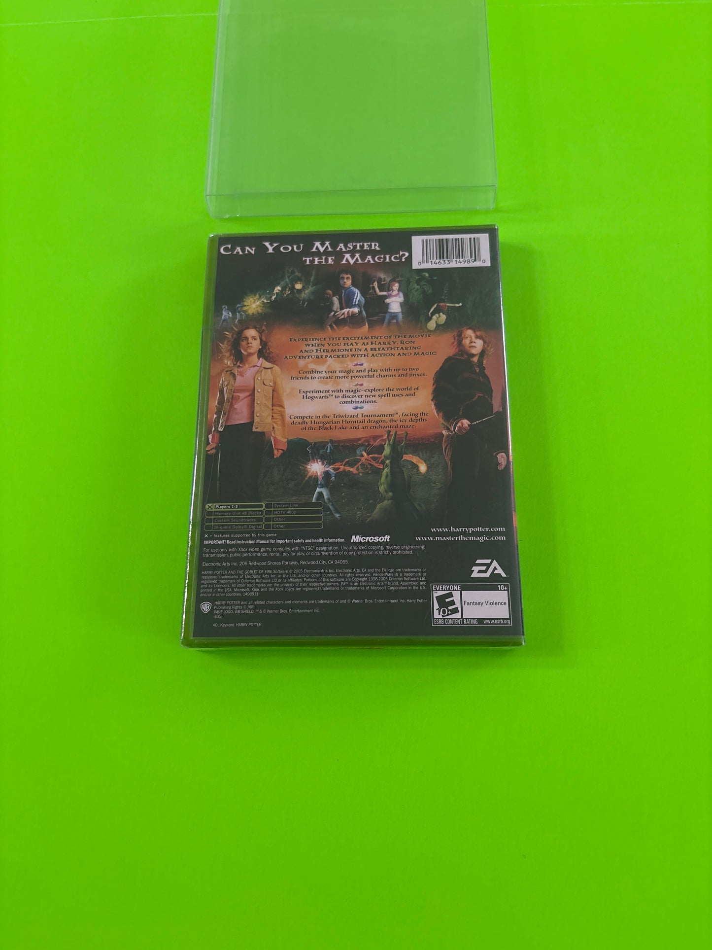 Harry Potter and the Goblet of Fire (Microsoft Xbox, 2005) Brand New Sealed
