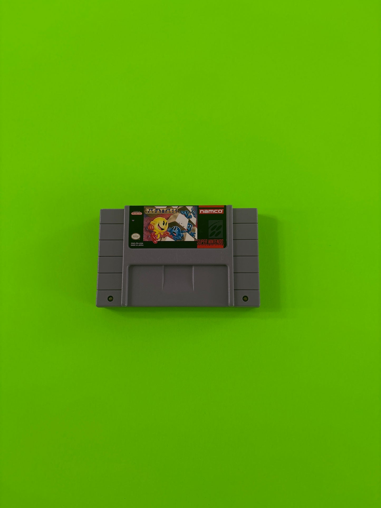 Pac-Attack (Super Nintendo Entertainment System, 1993) SNES Authentic